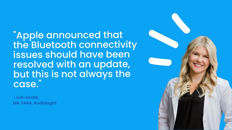 Apple announced that the Bluetooth connectivity issues should have been resolved with an update, but this is not always the case.