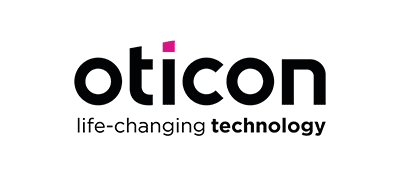 Oticon hearing device logo