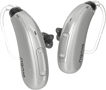 Hearing aid model by Signia at Sound Audiology & Hearing Aids